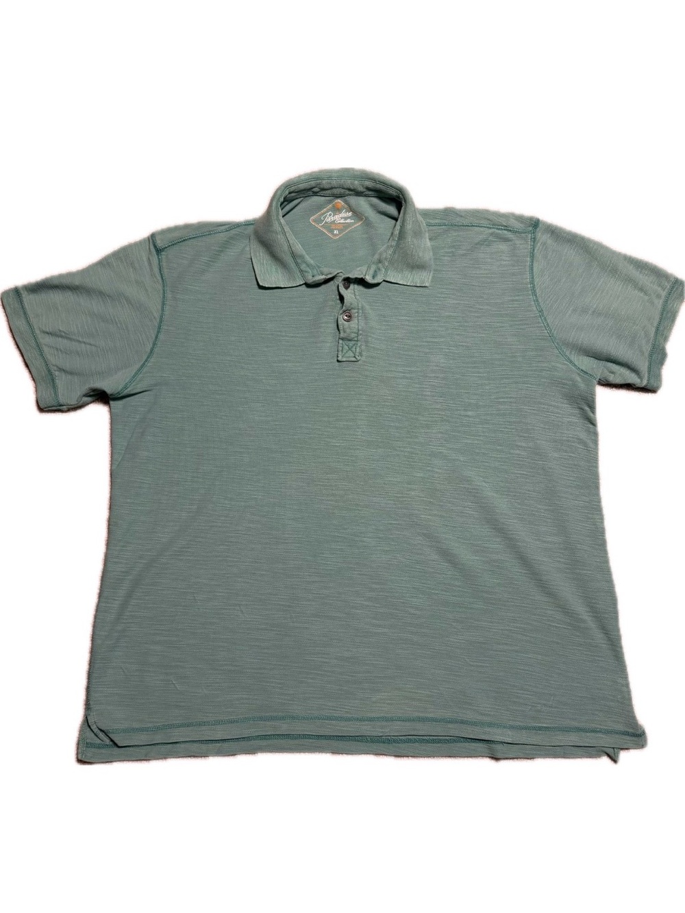 Paradise Collection Teal Green Short Sleeve Polo Shirt XL 🌴👕
